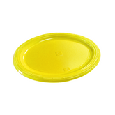 BANDEJA OVALADA AMARILLA X 3